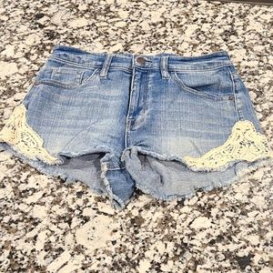 High Rise Lace Shorts